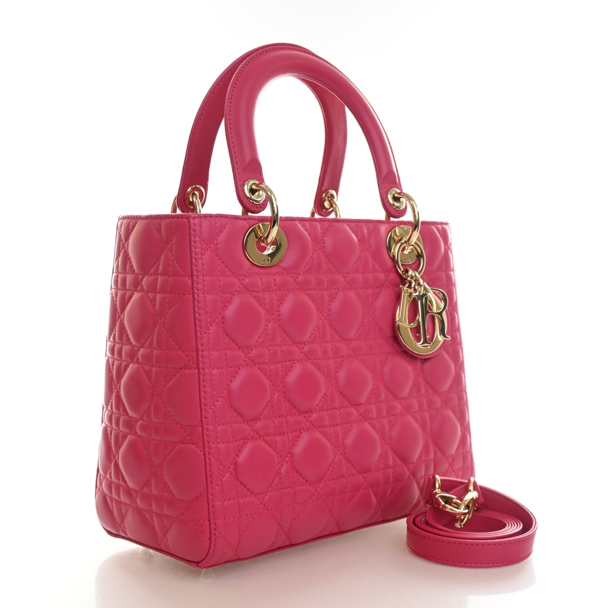 Christian Dior Medium Lambskin Lady Dior, photo 2 of 14