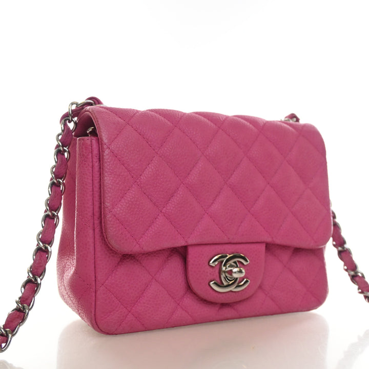 Chanel Mini Caviar Square Classic Flap Bag