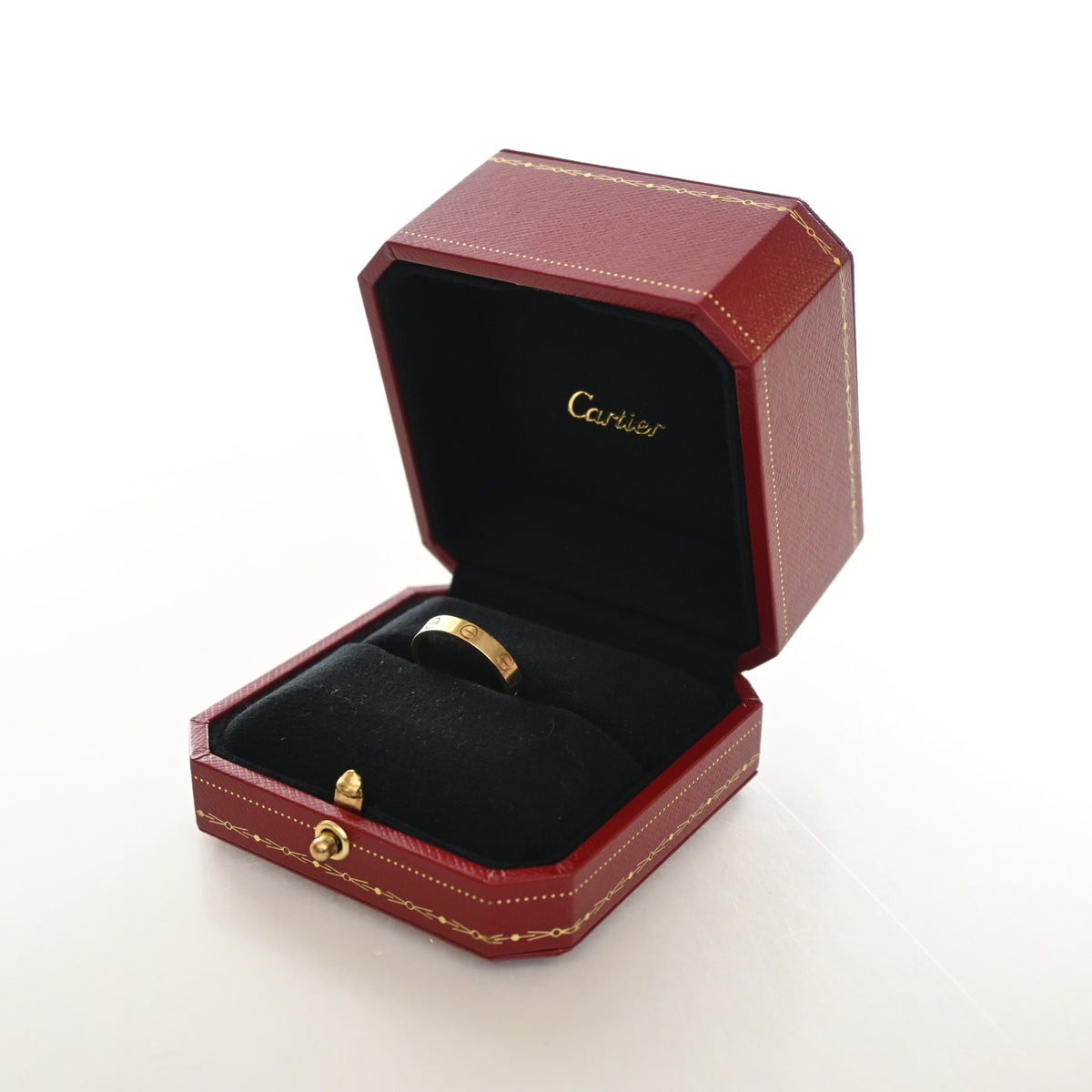 Cartier 18K Yellow Gold Small Model Love Ring Sz 54, photo 4 of 7