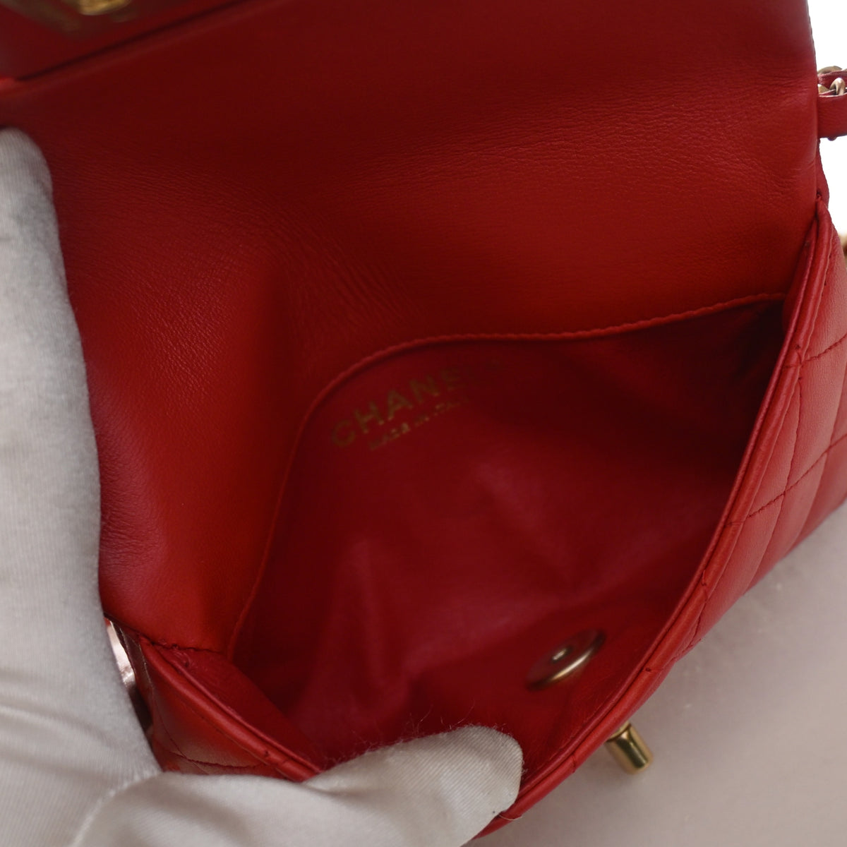 Chanel Lambskin Zip Flap Bag, photo 12 of 19