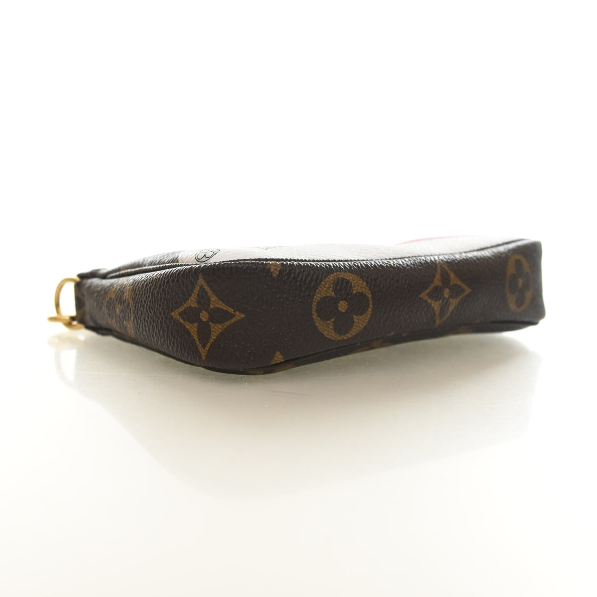 Pre-Owned Louis Vuitton Pochette Mini Monogram Christmas Animation Accessoires, base and feet view