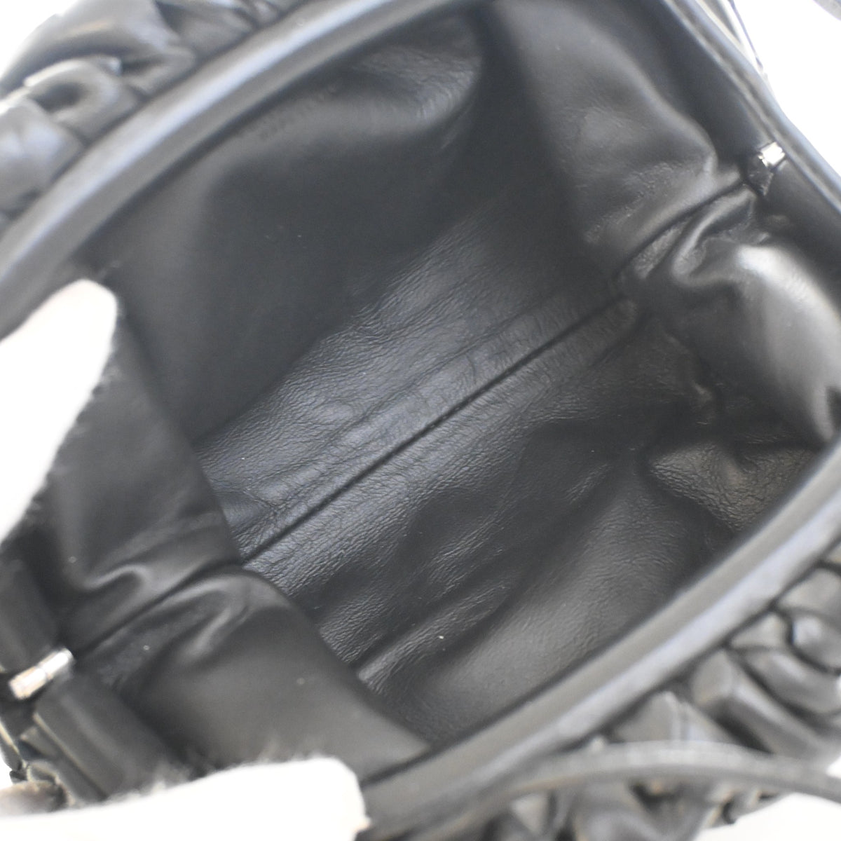 Bottega Veneta Mini Intrecciato Calfskin Pouch Crossbody Bag, photo 11 of 12