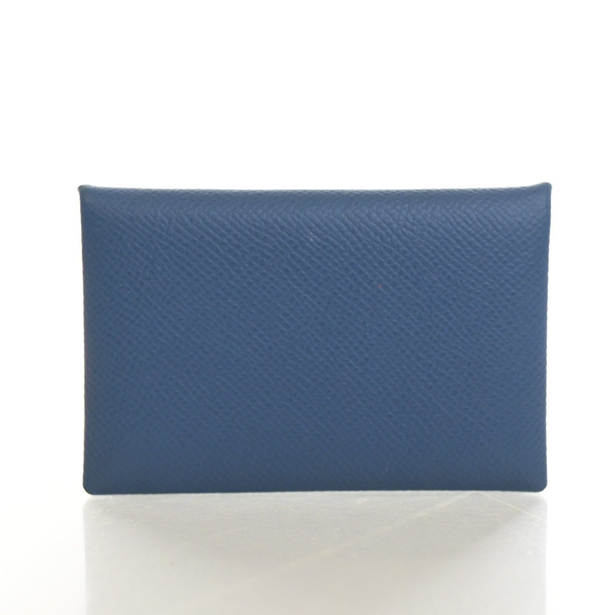 Hermes Bleu Tie Epsom Calvi Card Holder, photo 9 of 13