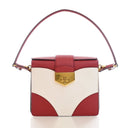 Prada Saffiano Turnlock Sat...