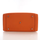 Hermes Orange H Clemence Li...