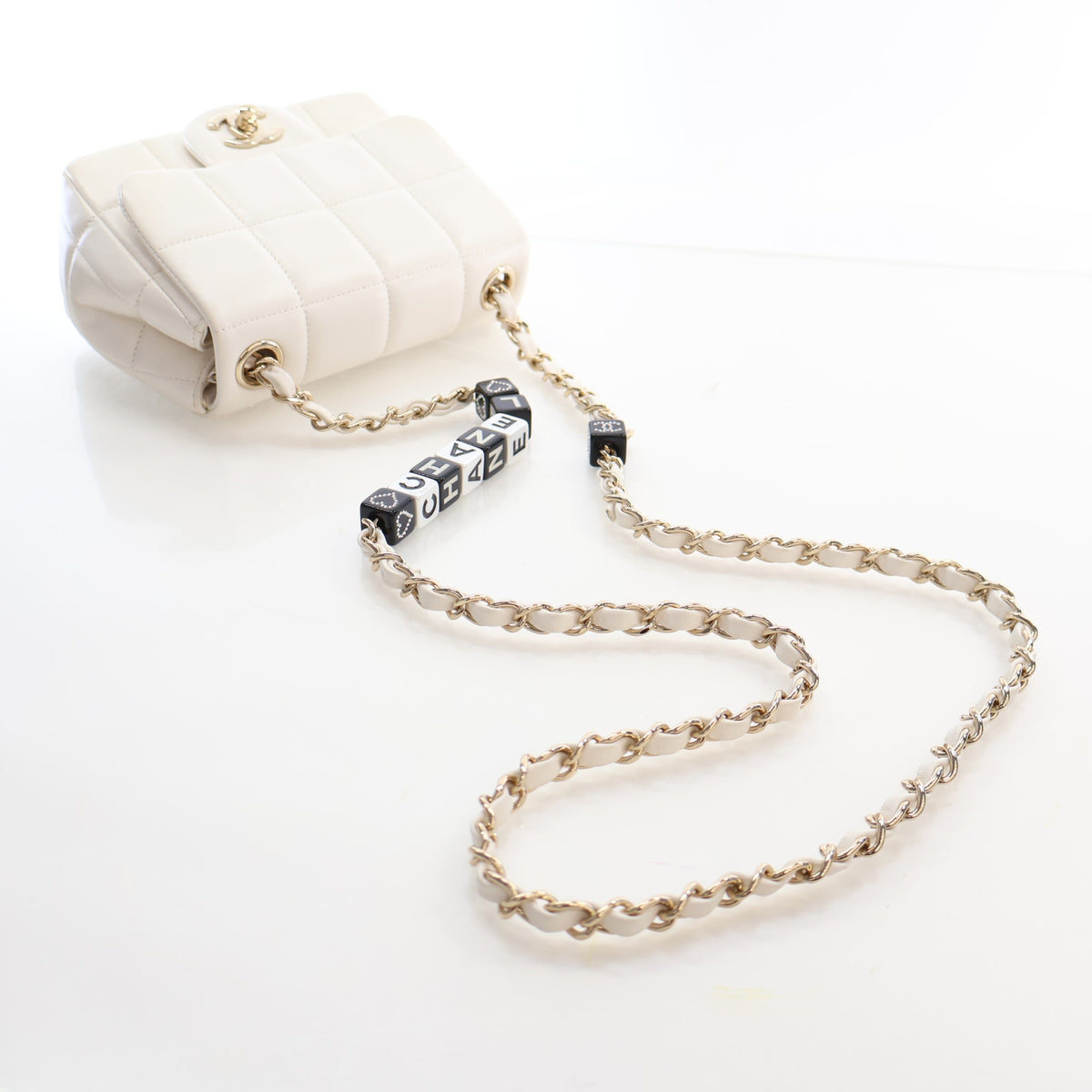 Chanel Mini Lambskin Square Monacoco Flap Bag, photo 10 of 17