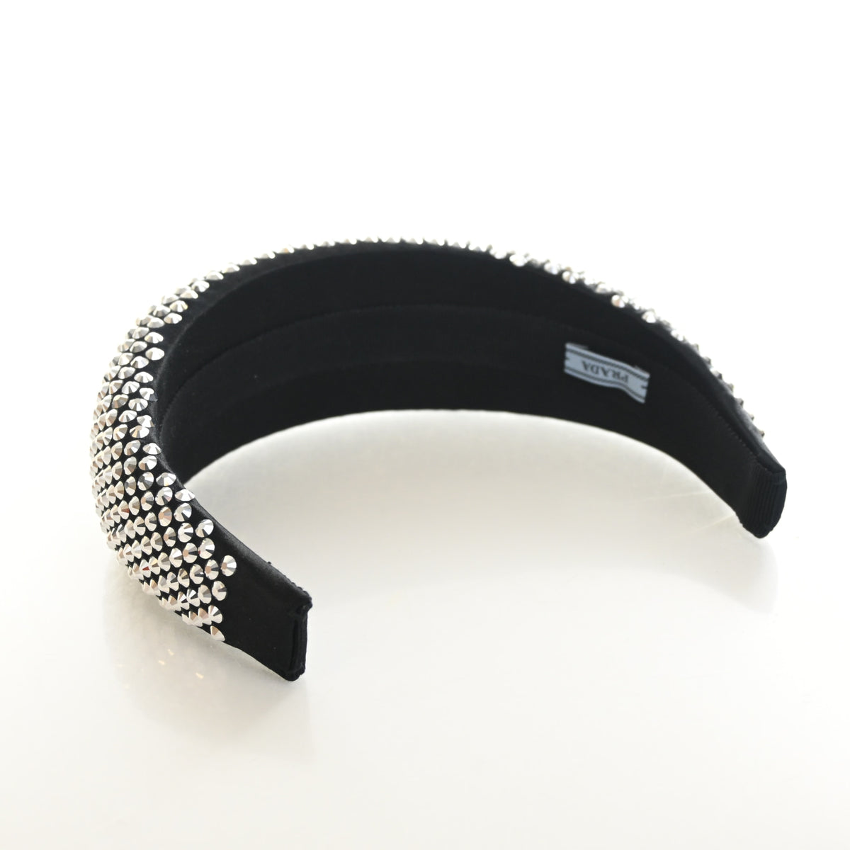 Pre-Owned Prada Crystal Wide Padded Headband, detail view