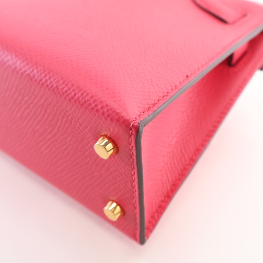 Hermes Rose Extreme Epsom Mini Kelly, photo 14 of 17
