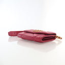 Chanel Red Lambskin 19 Card...