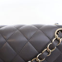 Chanel Small Grey Lambskin ...