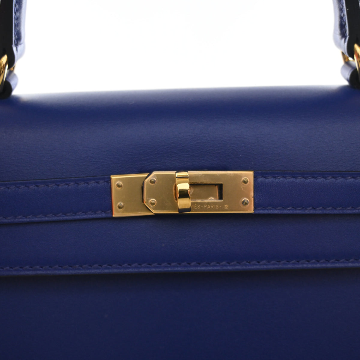 Hermes Bleu Electrique Veau Tadelakt Kelly 25, photo 4 of 18