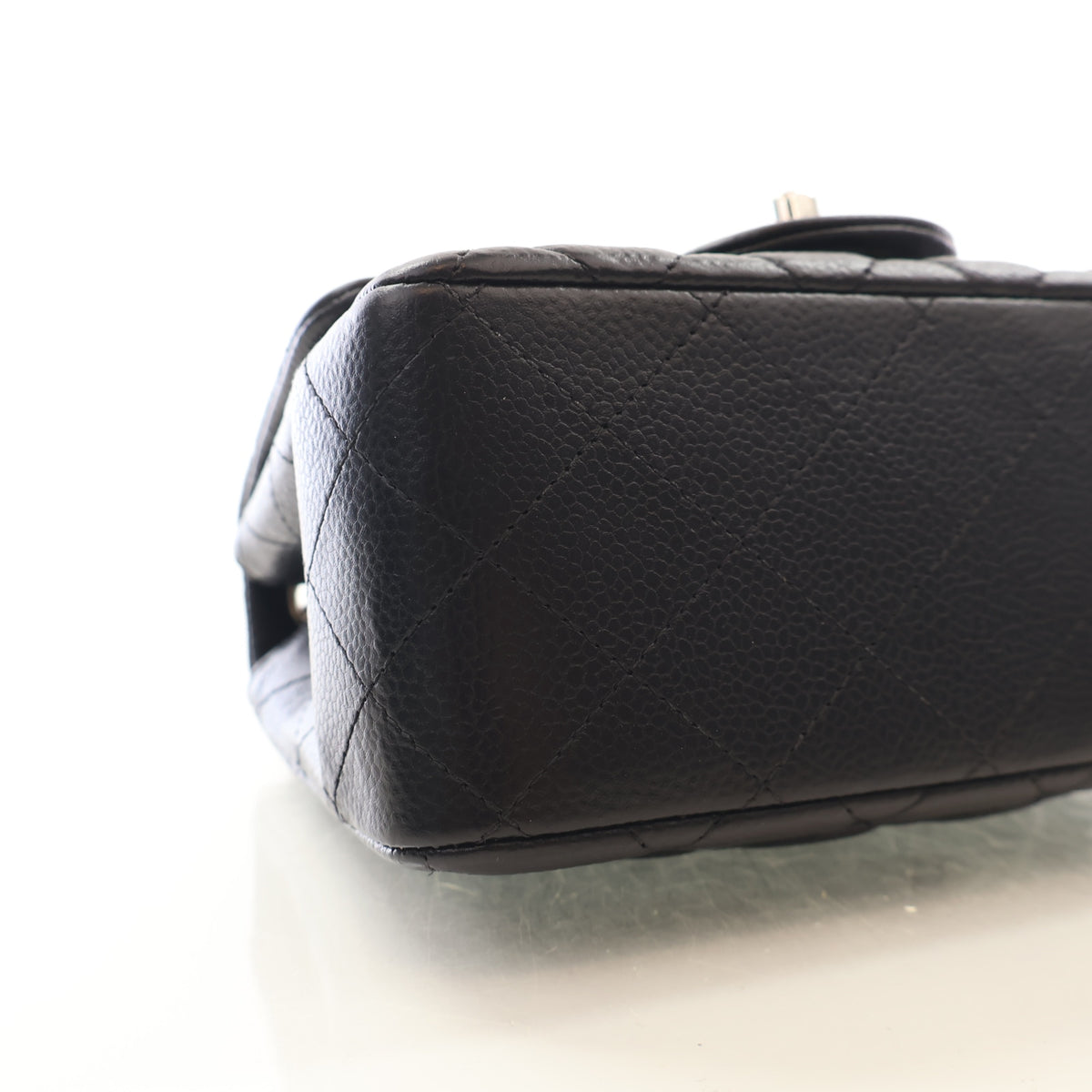 Chanel Mini Caviar Square Classic Flap Bag, photo 6 of 16