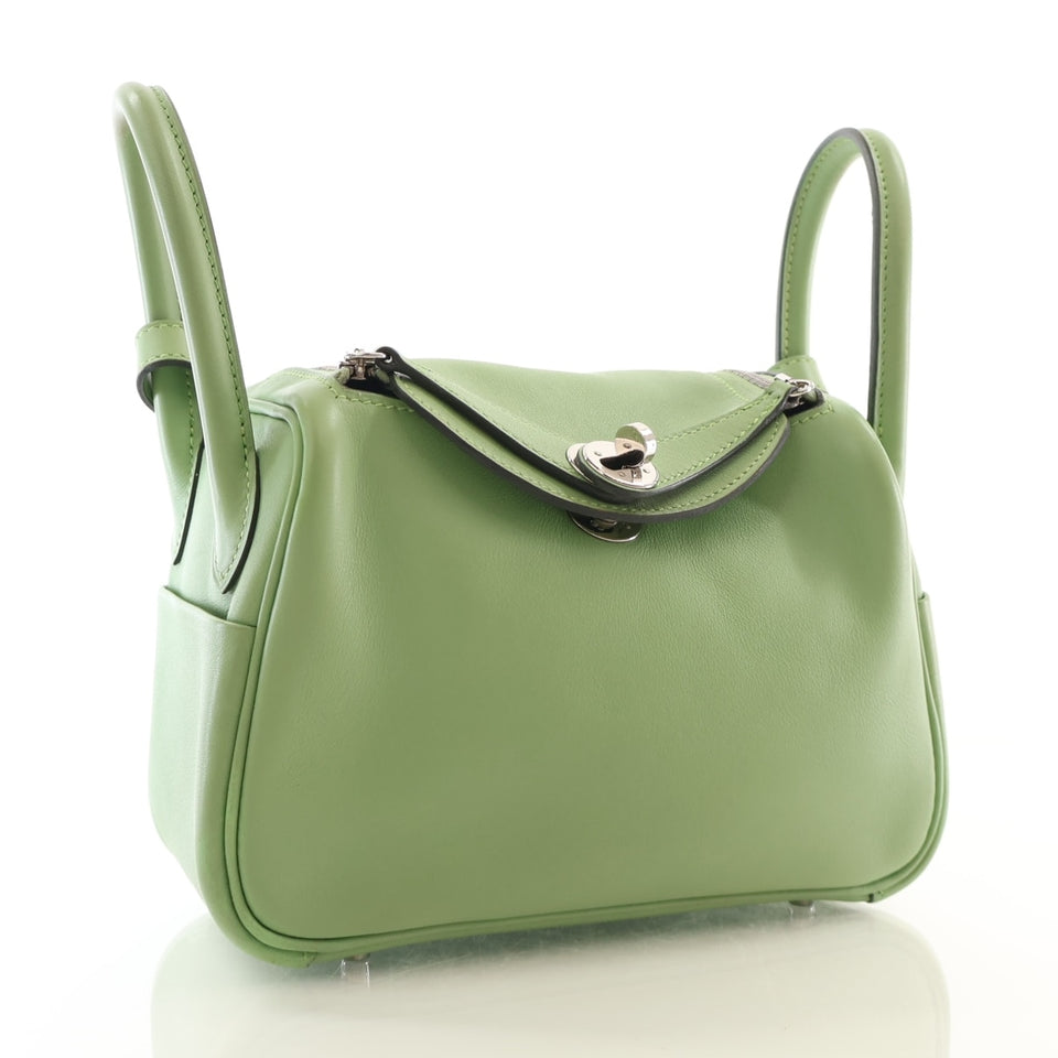Hermes Vert Criquet Swift Mini Lindy 20