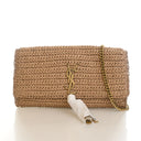 Saint Laurent Raffia Kate T...