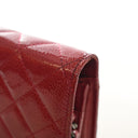 Chanel Patent Wallet On Cha...