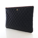 Chanel Large Lambskin Pouch