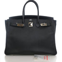 Hermes Noir Epsom Birkin 35