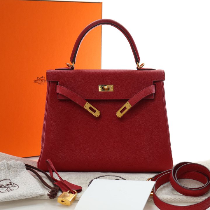 Hermes Rouge Casaque Togo Kelly 25, photo 20 of 20