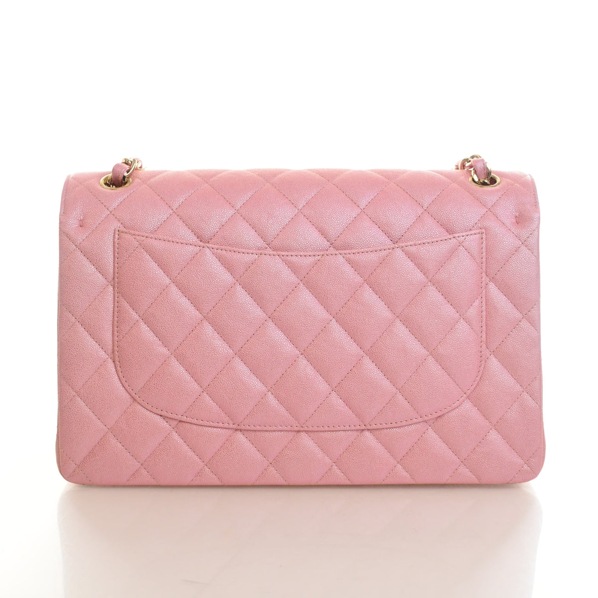 Pre-Owned Chanel Classic Double Flap Jumbo Caviar Leather Bag, photo 11 of 14