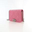 Chanel Mini Caviar Boy Belt...
