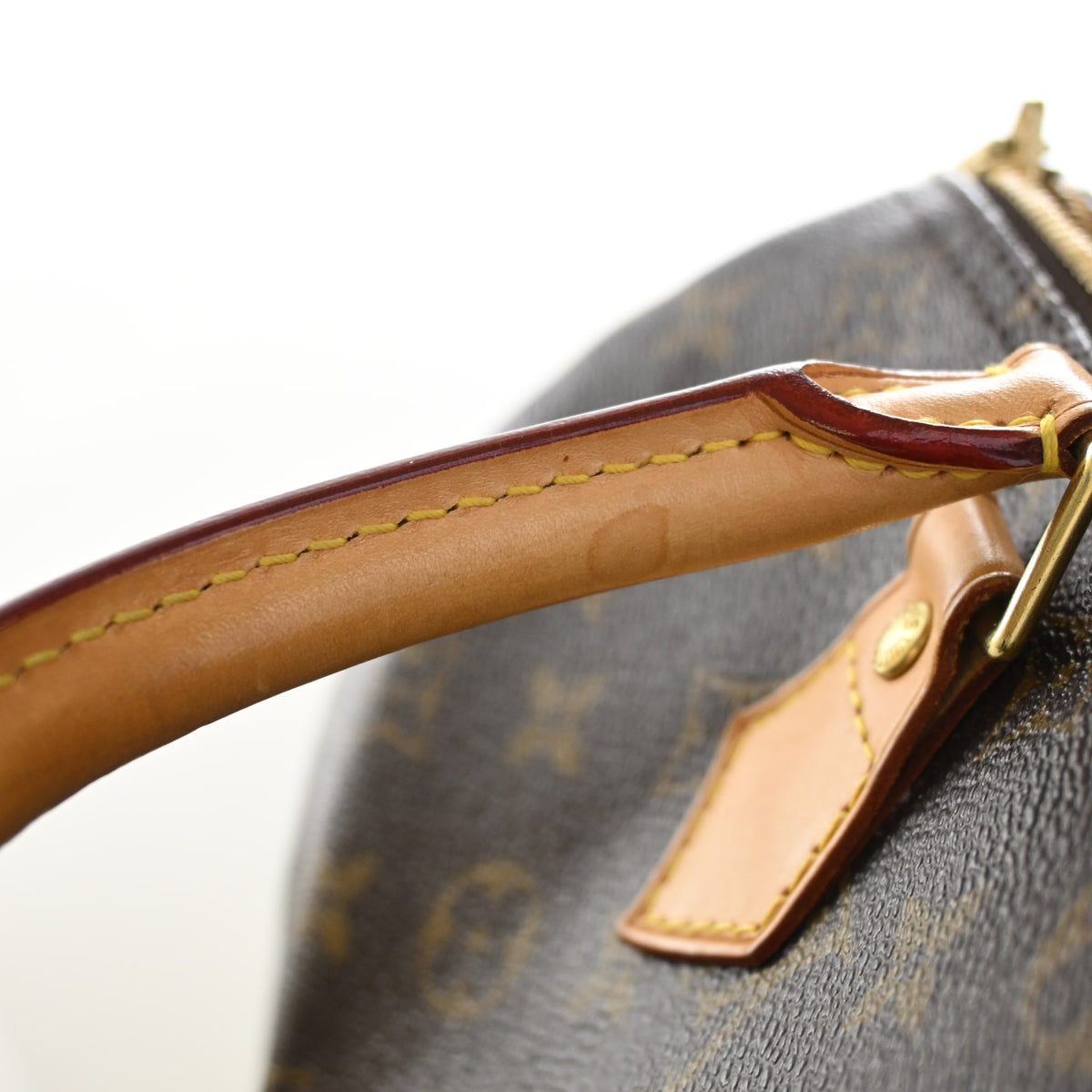 Pre-Owned Louis Vuitton Speedy Bandouliere 30 Monogram, side profile, photo 20 of 21