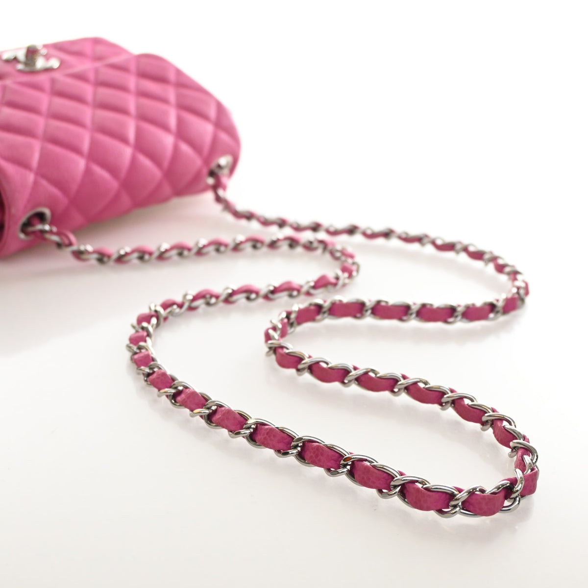 Chanel Mini Caviar Square Classic Flap Bag, photo 10 of 26