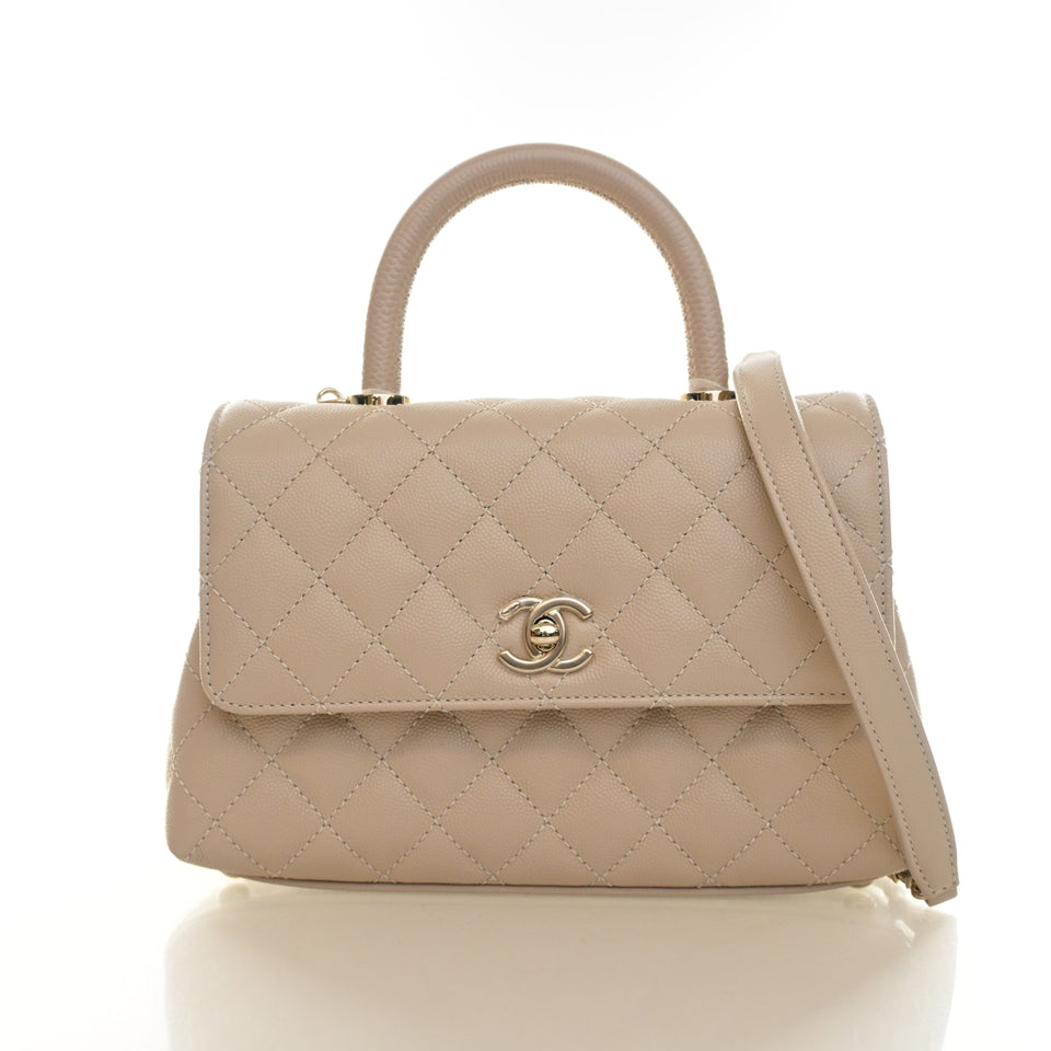 Chanel Small Caviar Coco Handle Bag