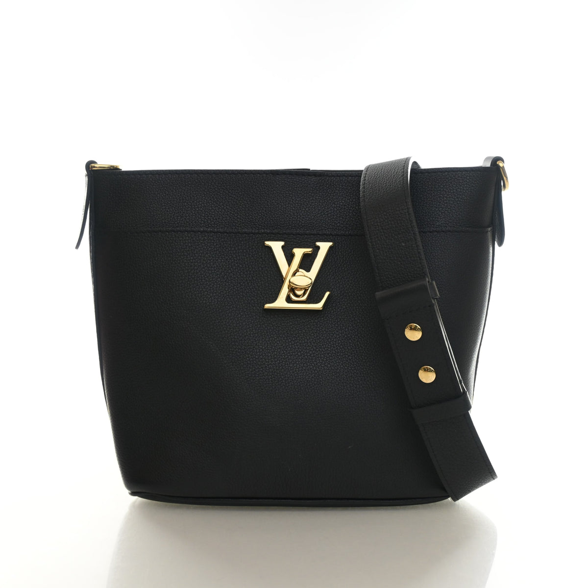 Louis Vuitton Calfskin Lock And Walk Bucket Bag, photo 1 of 13