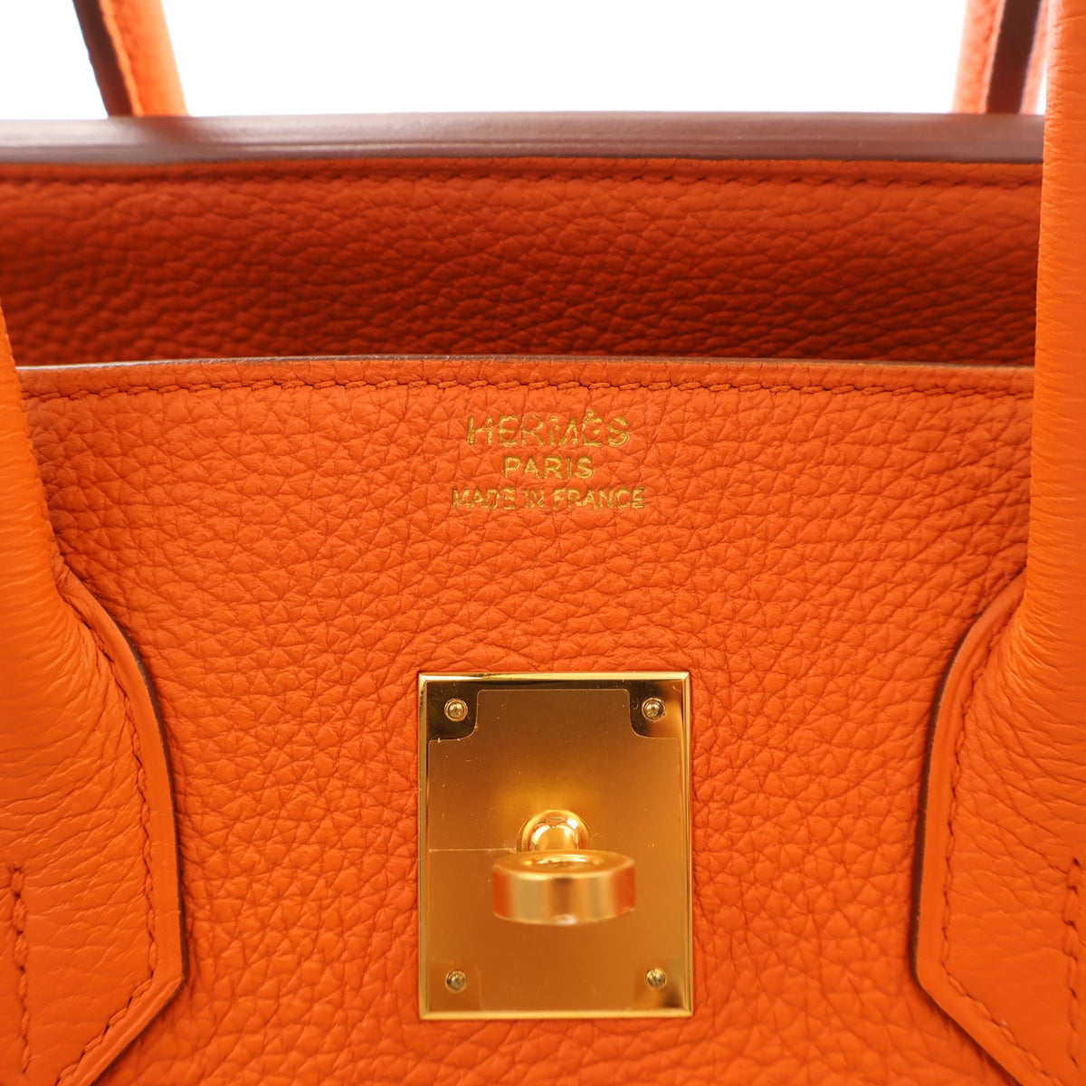 Hermes Orange H Togo Birkin 35, photo 17 of 18