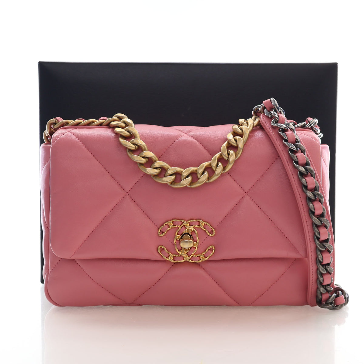 Chanel Medium Lambskin 19 Flap Bag, photo 17 of 17