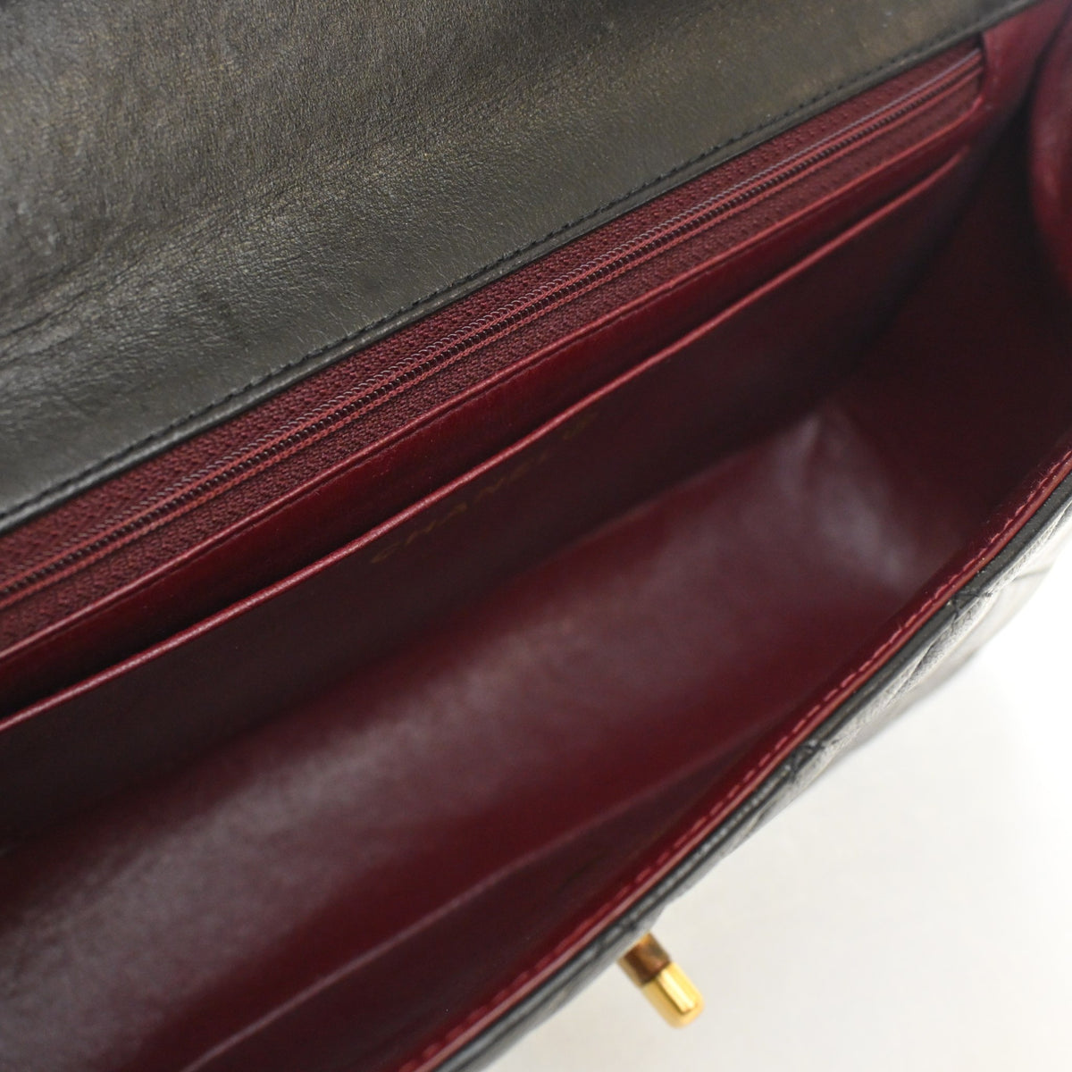 Chanel Vintage Medium Lambskin Rectangular Kelly Top Handle, photo 12 of 22