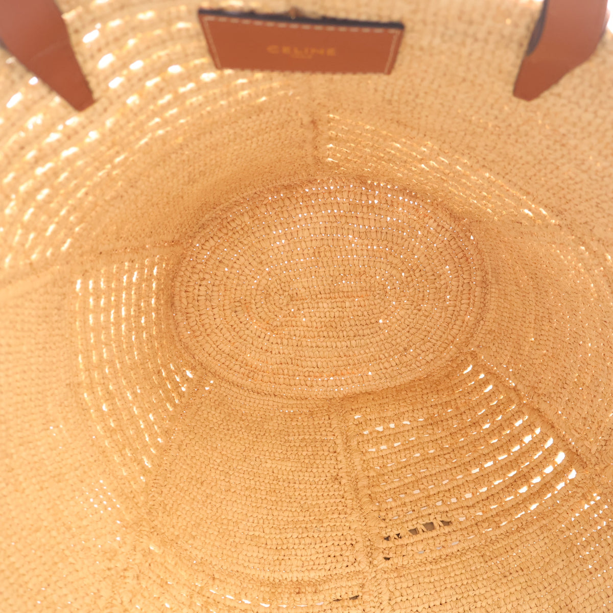 Celine Raffia Classic Panier Couffin Medium Tote, photo 13 of 16