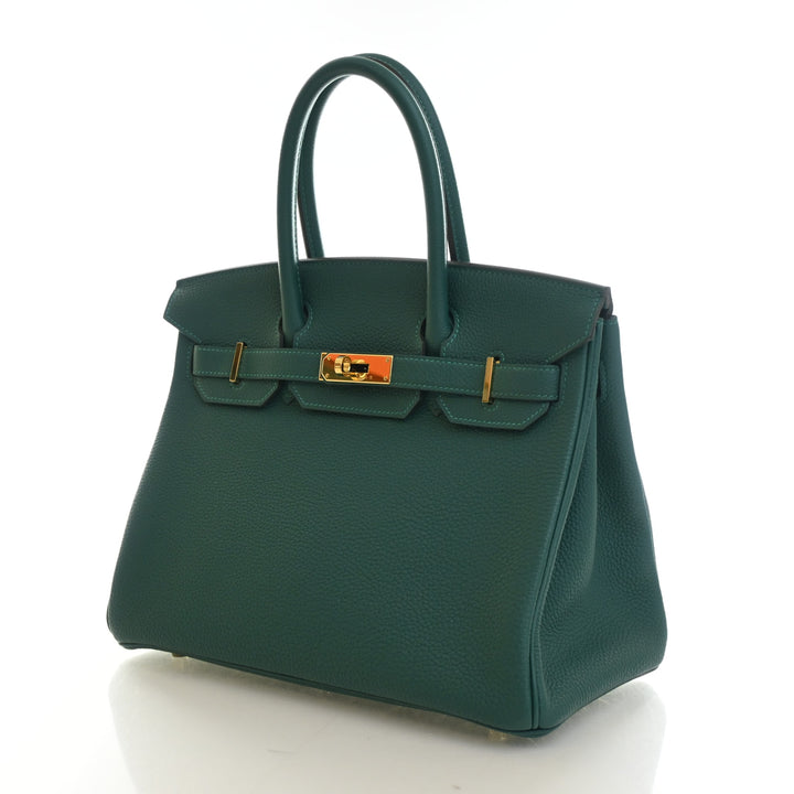 Hermes Malachite Togo Birkin 30