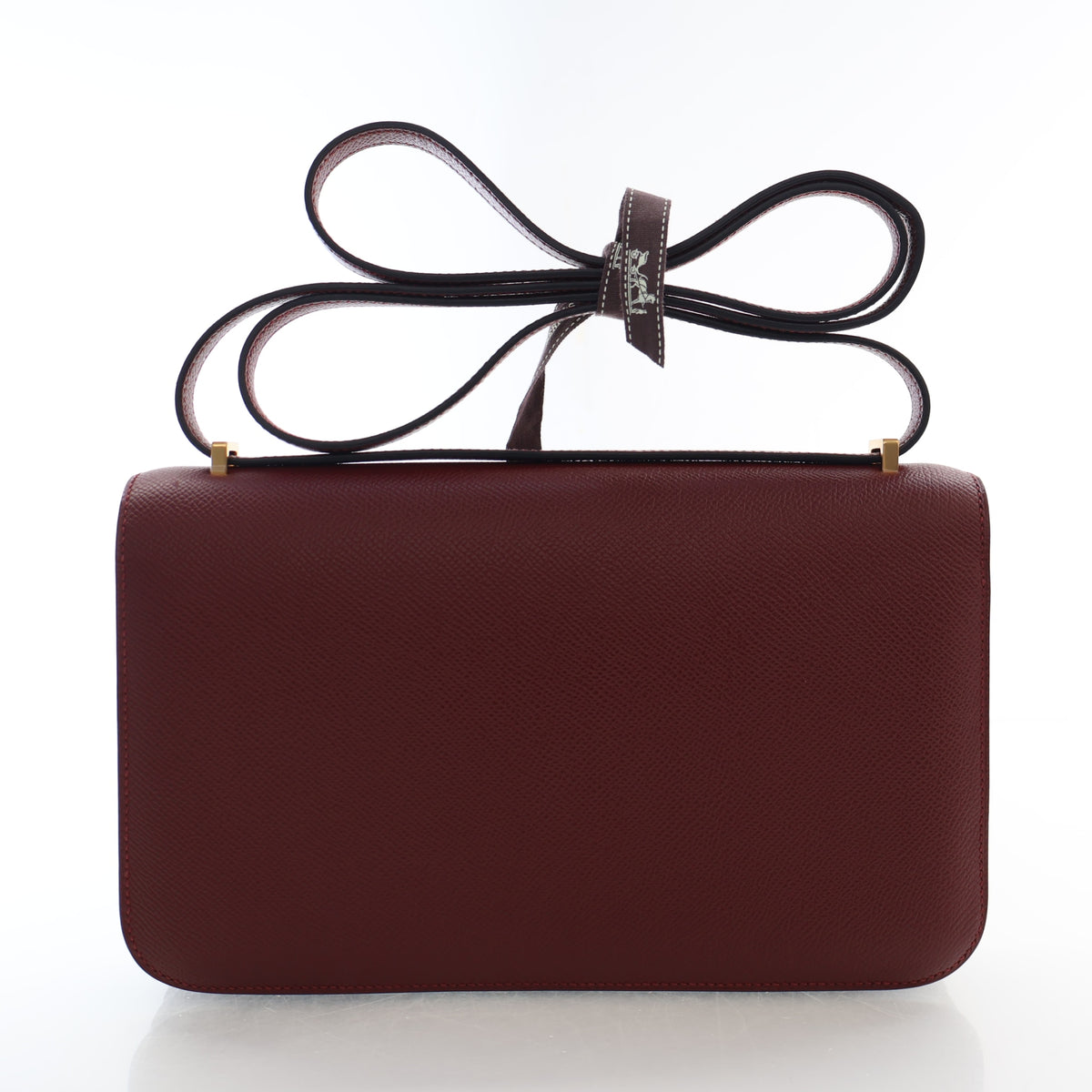 Pre-Owned Hermès Constance 25 Rouge H Epsom Leather Elan, front view, photo 12 of 18