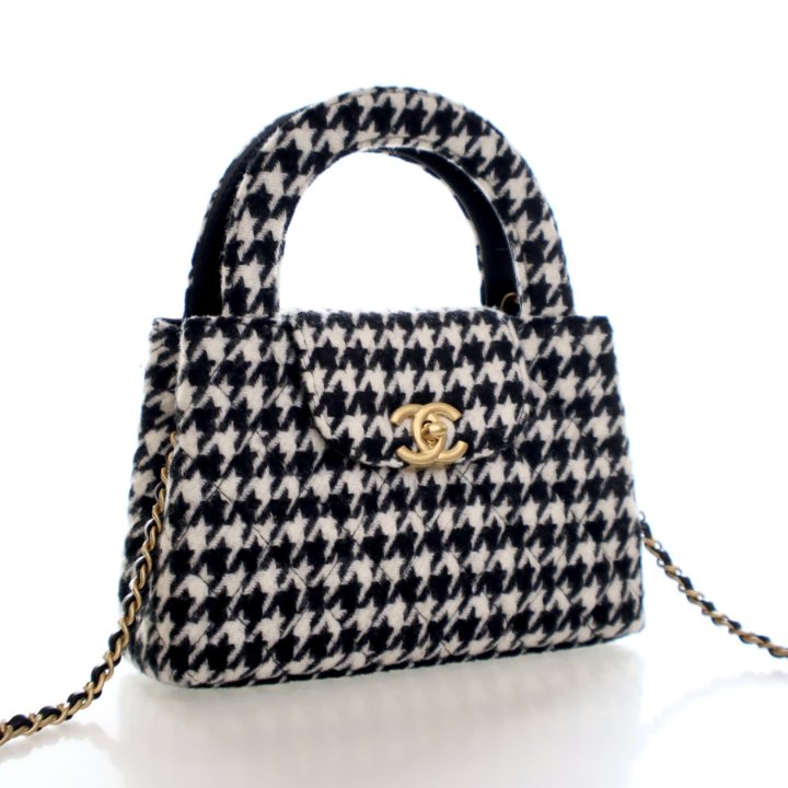 Chanel Nano Tweed Kelly Shopper