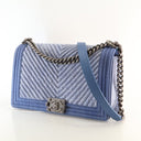 Chanel Large Denim Chevron ...
