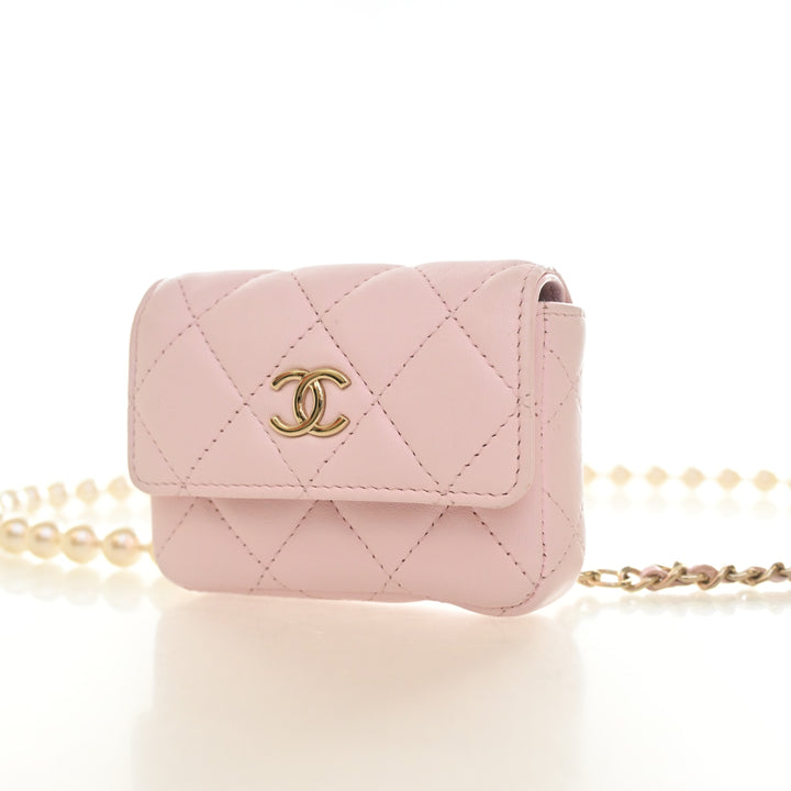 Chanel Lambskin Pearl Belt Bag