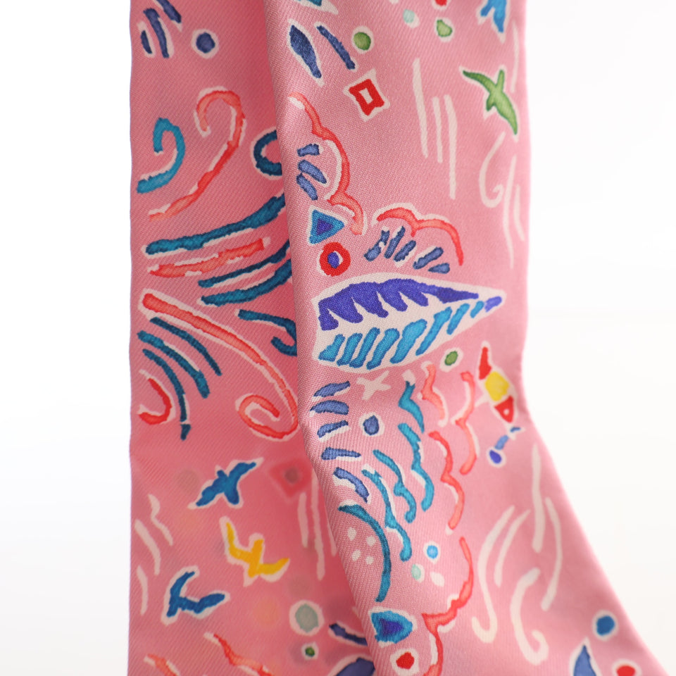 Hermes Isola di Primavera Silk Twilly