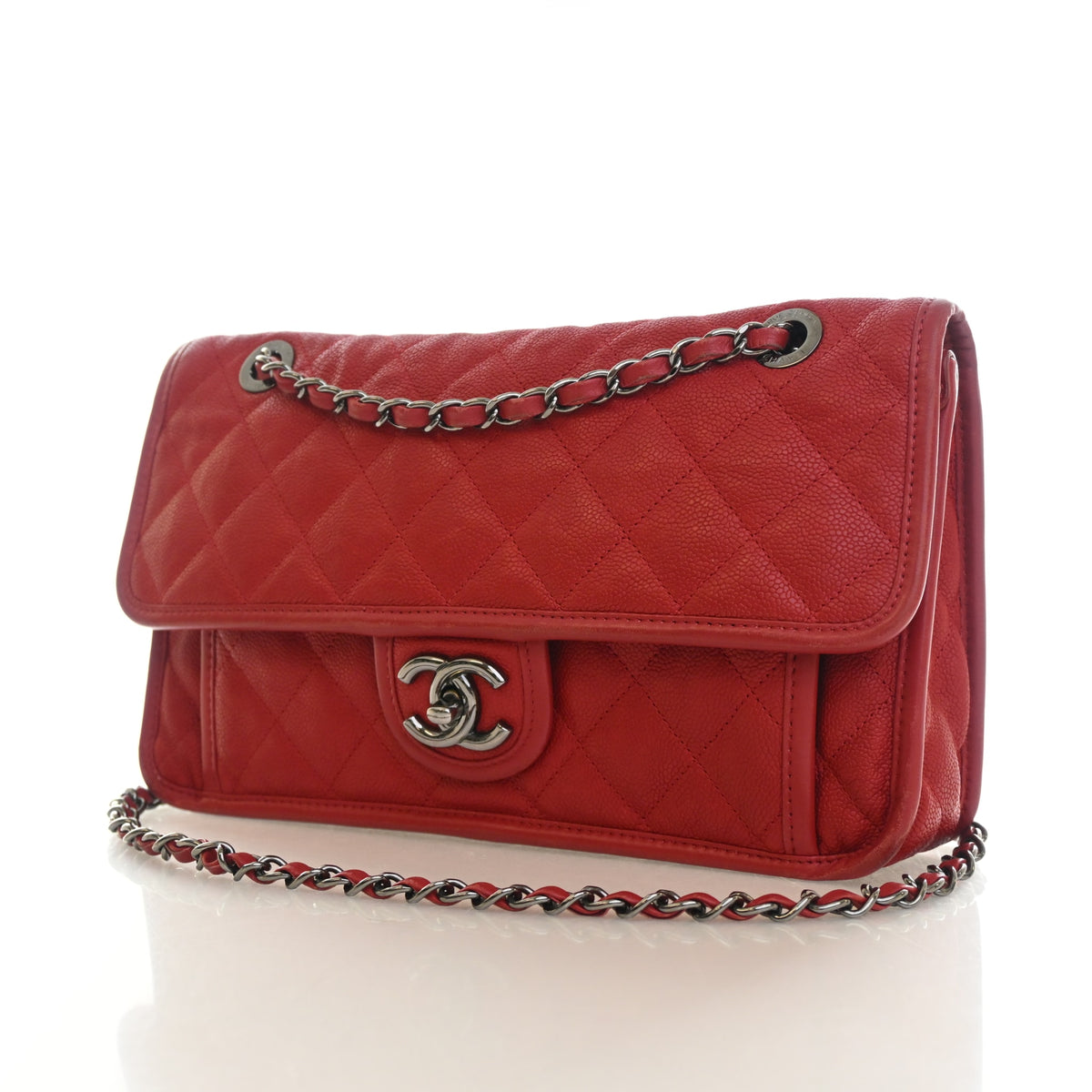 Chanel Caviar French Riviera Flap Bag, photo 3 of 19