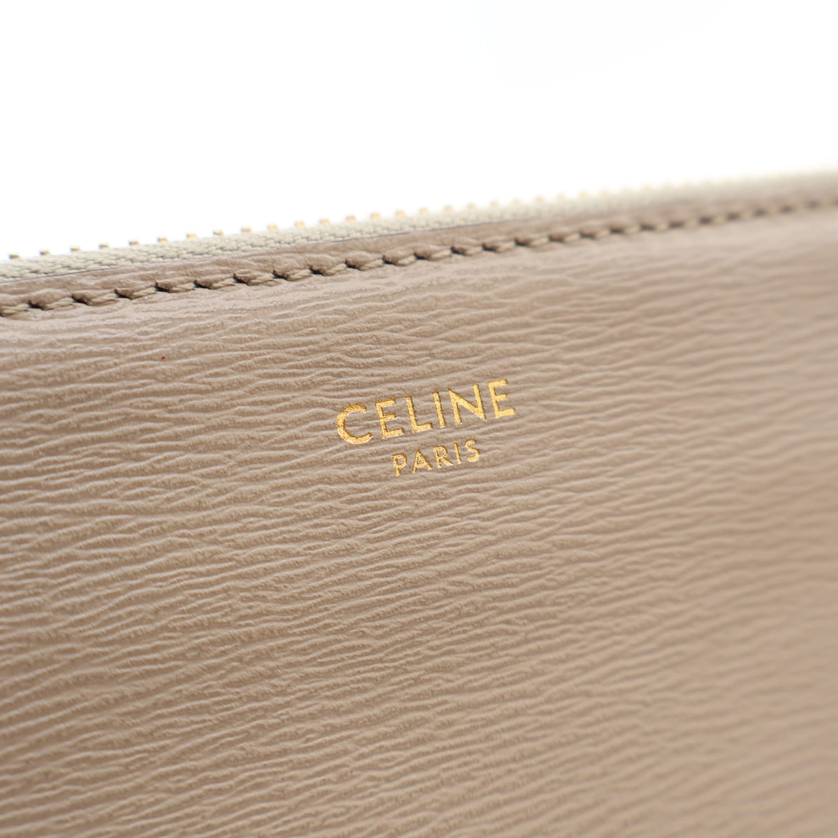 Pre-Owned Celine Small Calfskin Trio Crossbody, logo detail