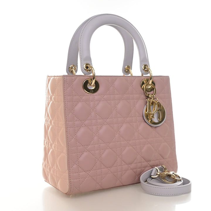 Christian Dior Medium Lambskin Lady Dior