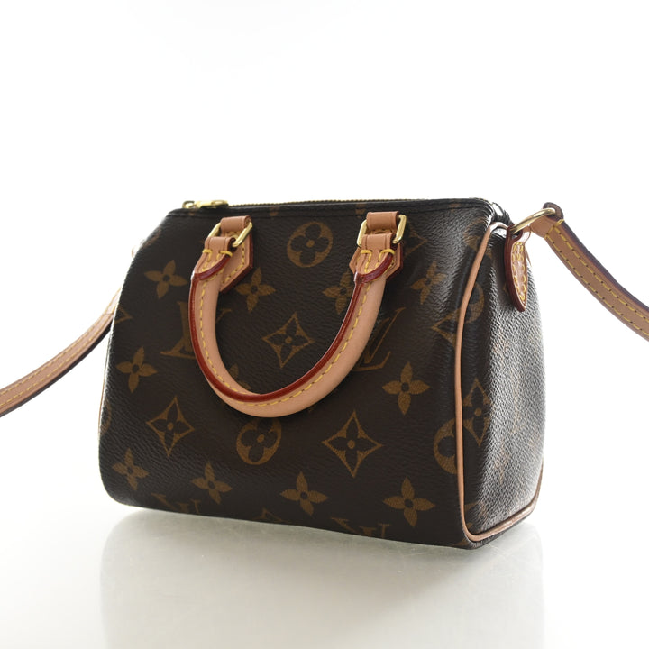 Louis Vuitton Monogram Nano Speedy Bandouliere