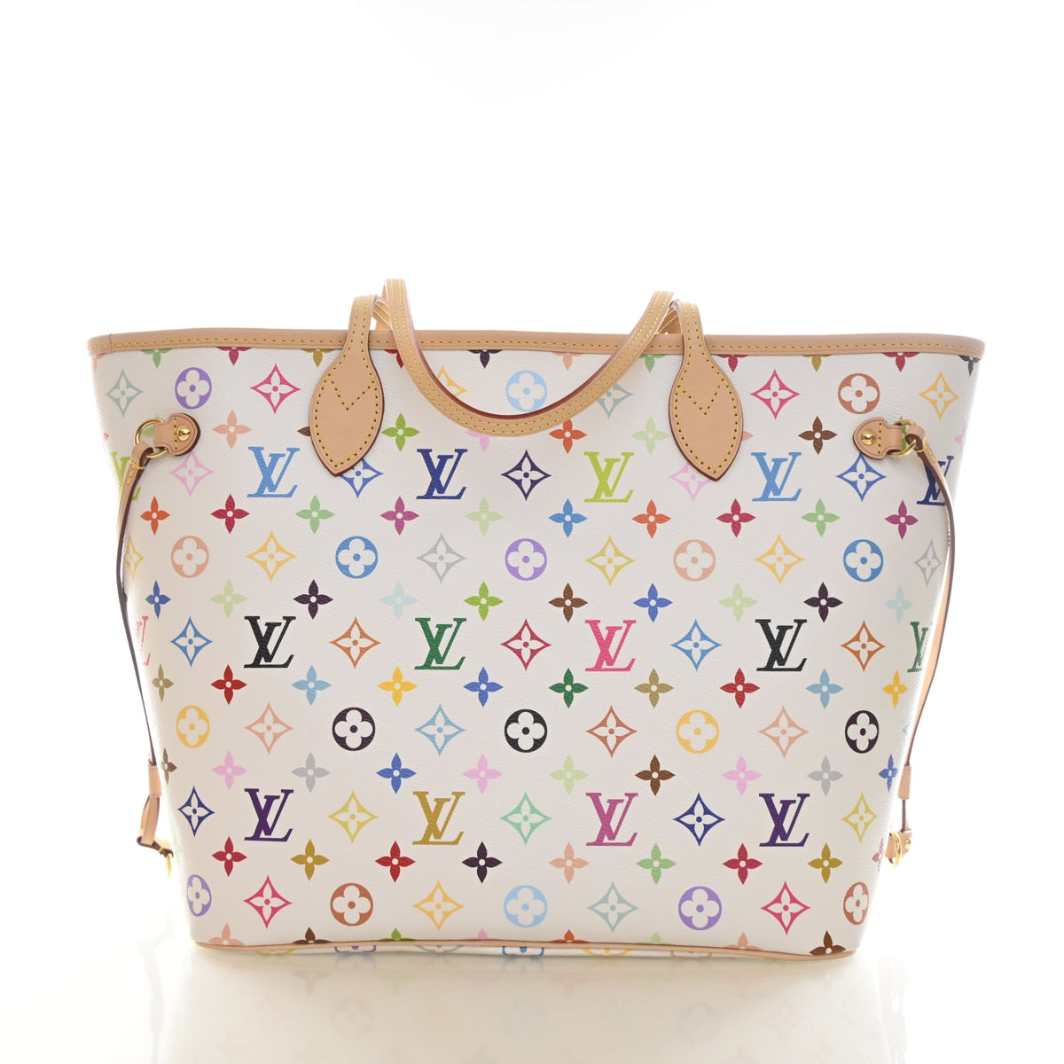 Louis Vuitton x Takashi Murakami Multicolor Monogram Neverfull MM, photo 11 of 17