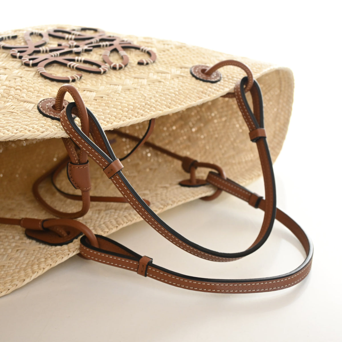Loewe Small Raffia Anagram Basket Bag, photo 10 of 14