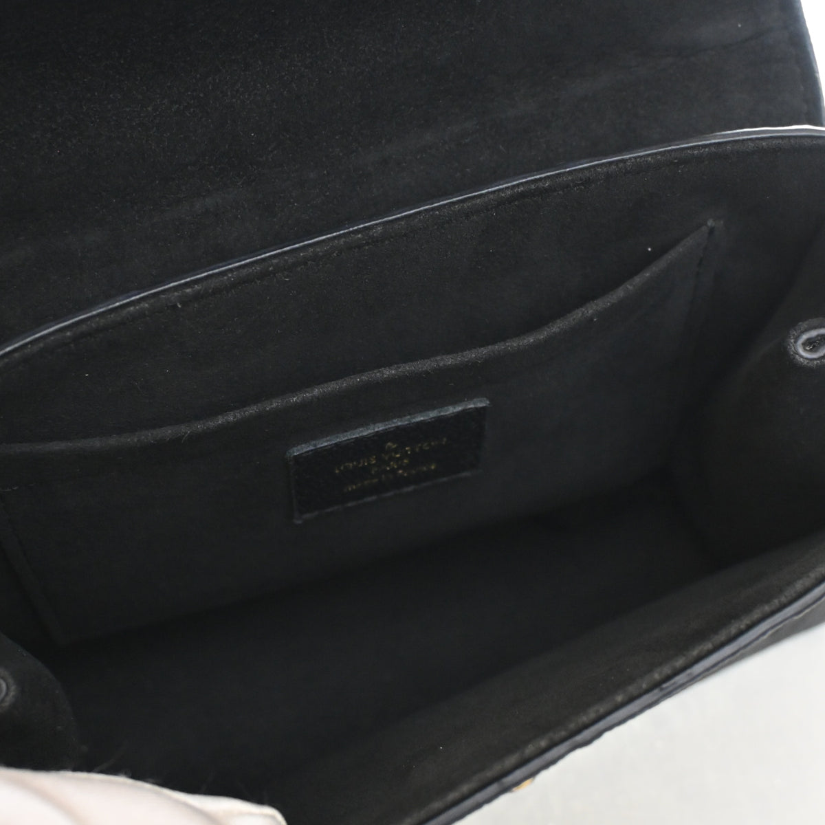 Pre-Owned Louis Vuitton PM Monogram Empreinte Saint Sulpice, open interior with lining