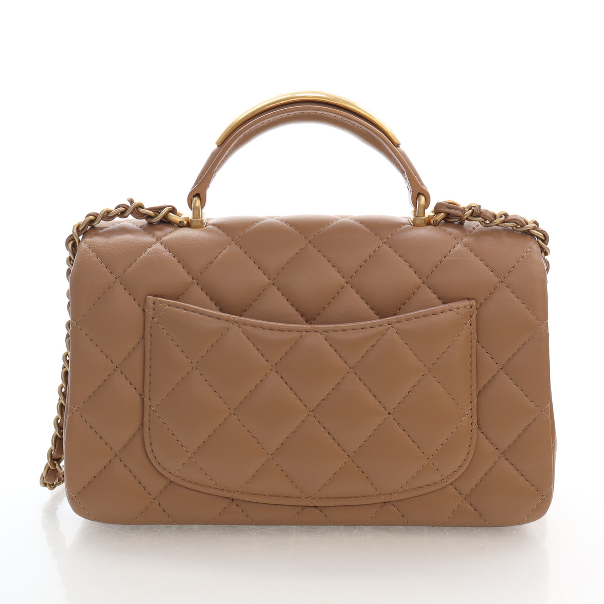 Chanel Mini Lambskin Flap Bag with Top Handle, photo 12 of 18