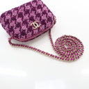 Chanel Purple Tweed Houndst...