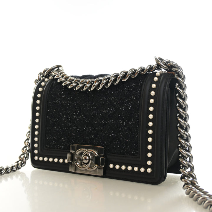 Chanel Small Tweed Boy Bag