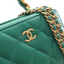 Chanel Mini Lambskin Top Ha...