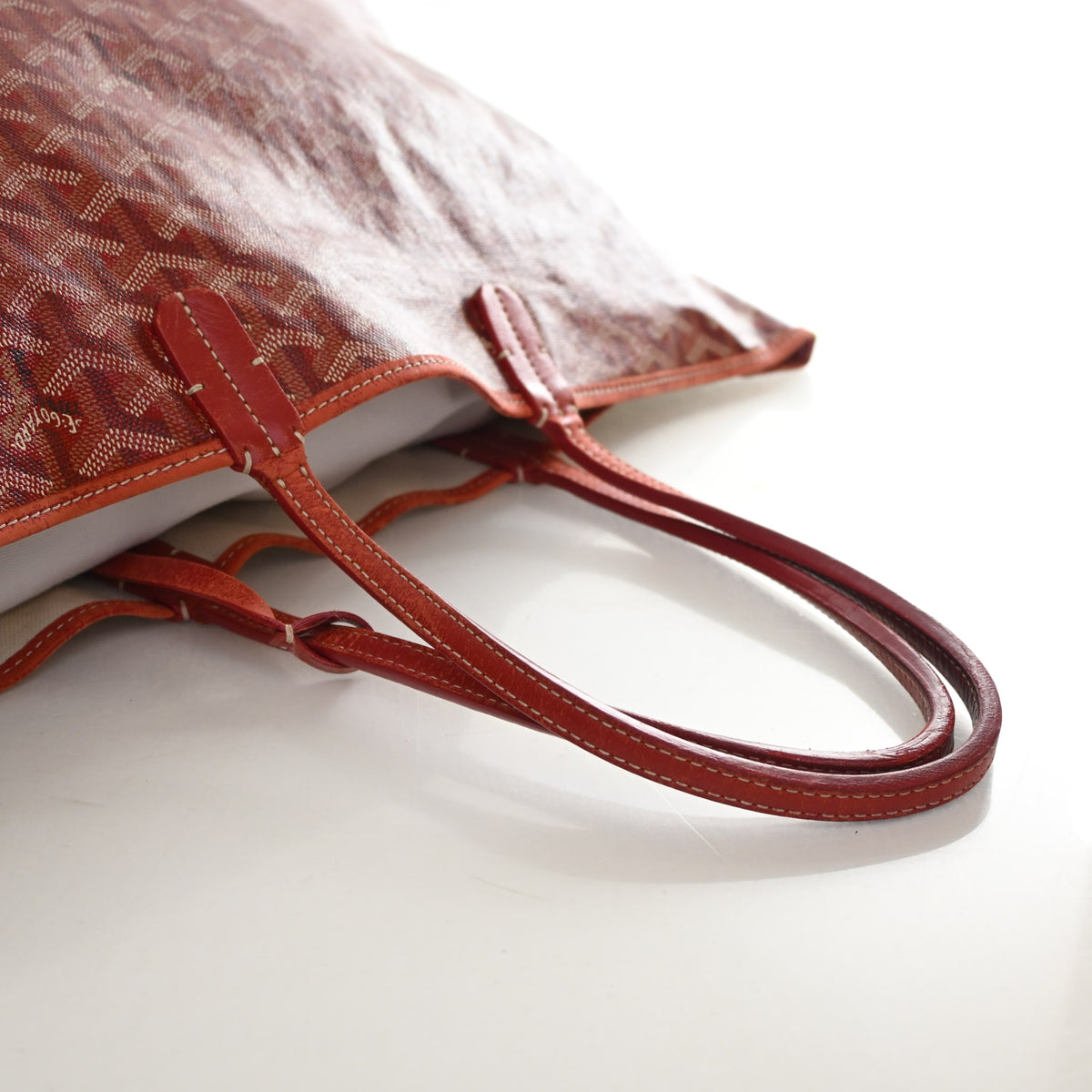 Pre-Owned Goyard PM Goyardine St. Louis, side profile, photo 9 of 23